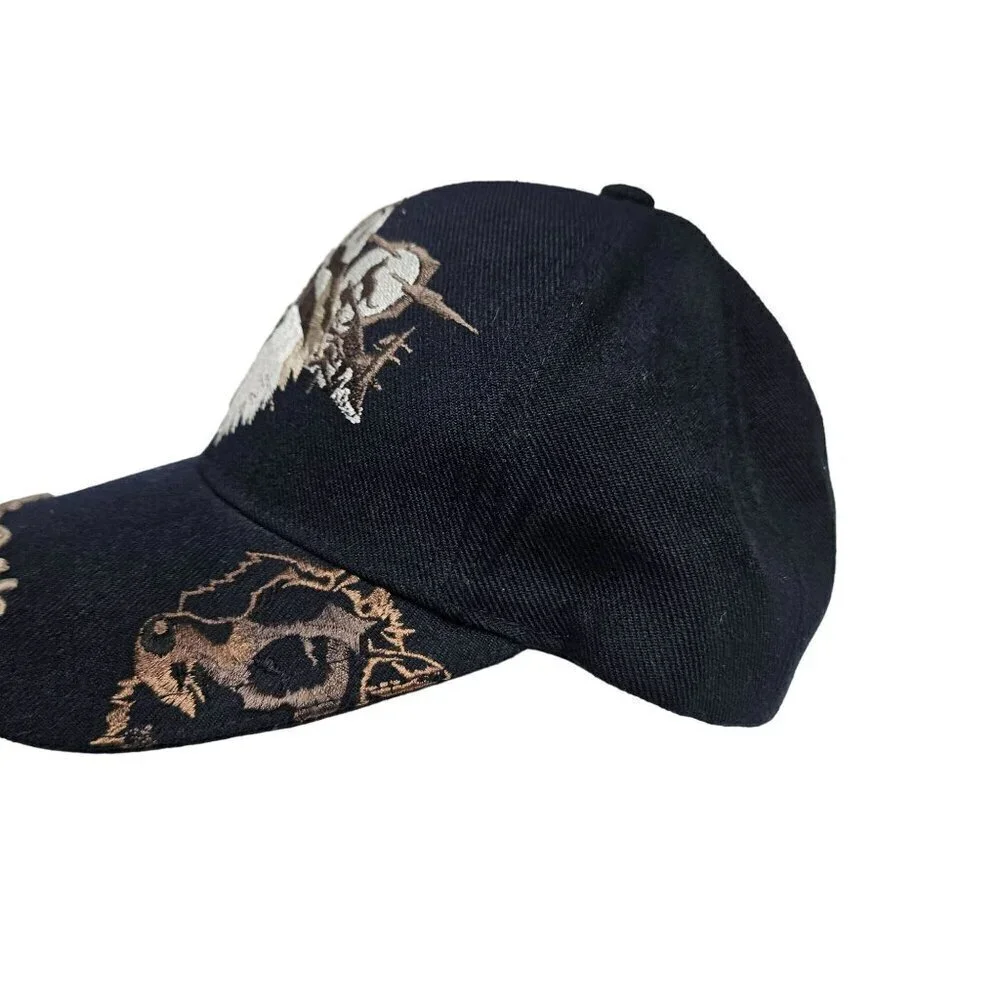 Native Pride Wolf Embroidered Cap Adjustable Fit WEST Best‎ Headwear Adjustable